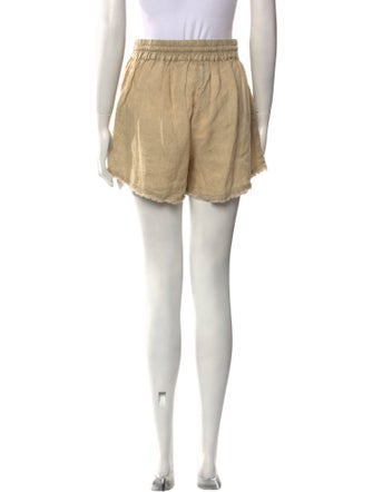 Maria Cher Linen Mini Shorts