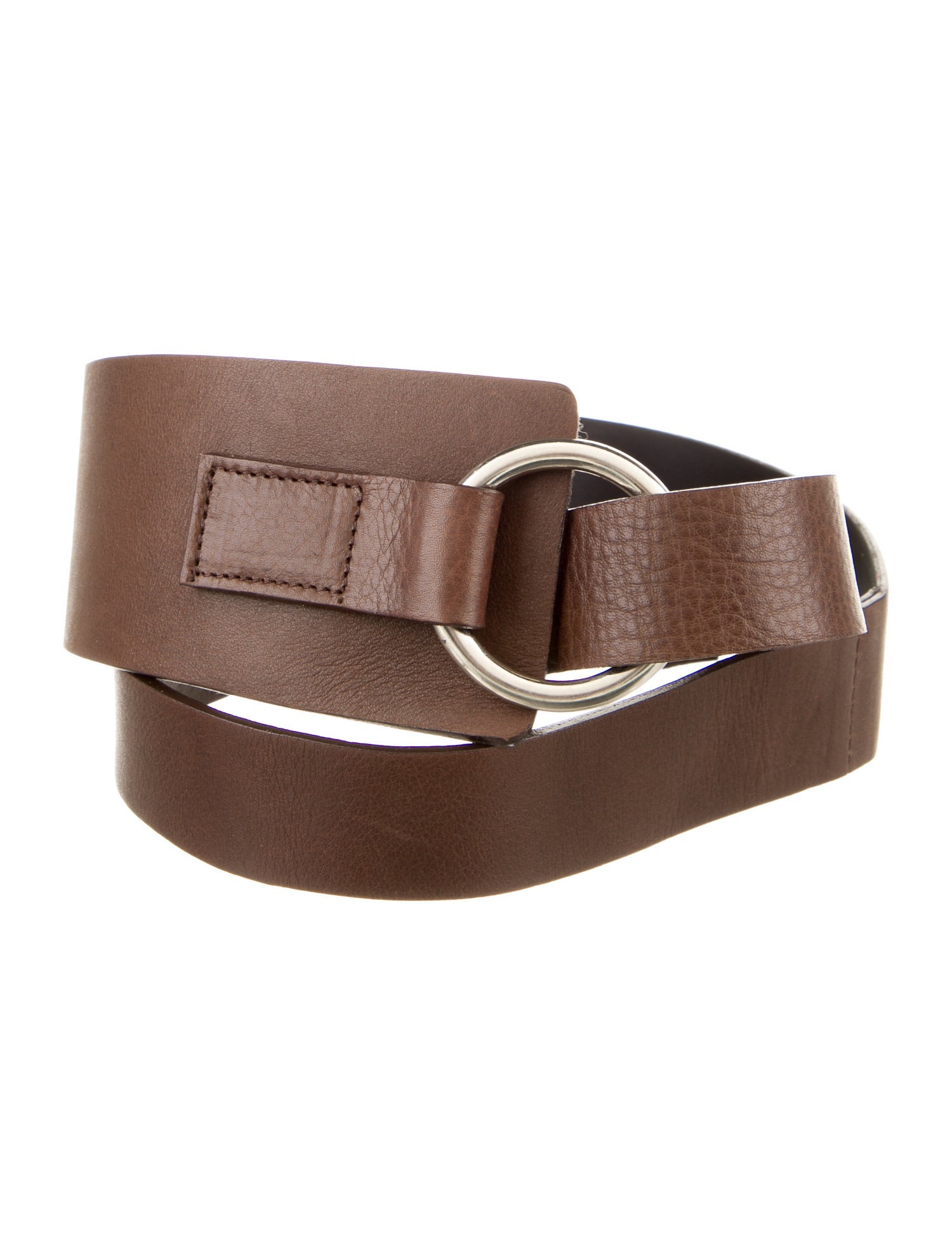 Maria Cher Wide Leather Waist Belt