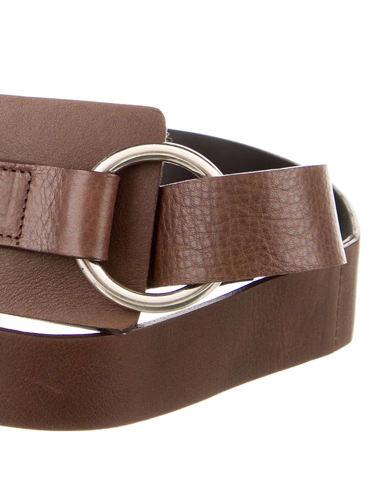 Maria Cher Wide Leather Waist Belt