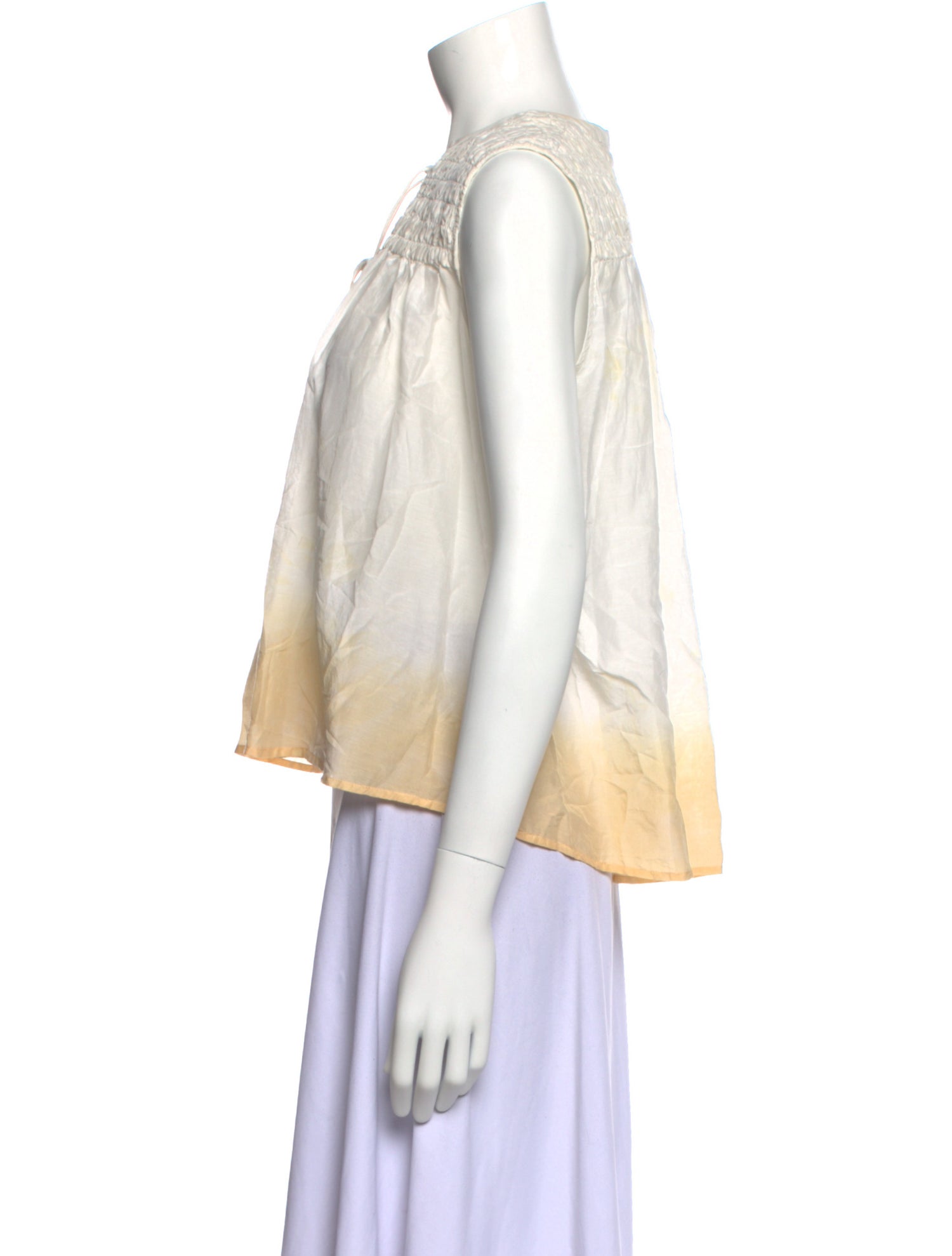 Maria Cher V-Neck Sleeveless Top