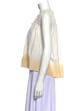 Maria Cher V-Neck Sleeveless Top