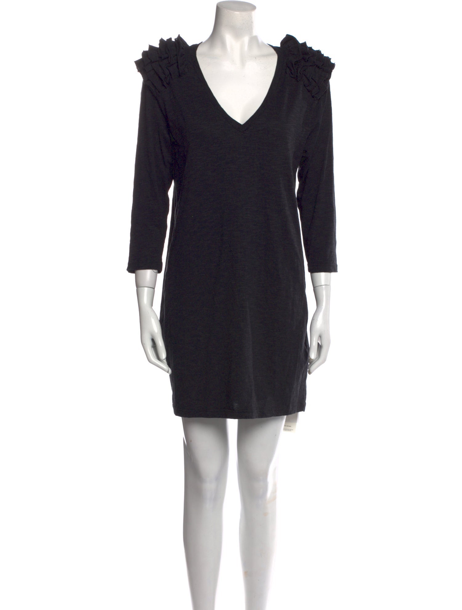 Maria Cher V-Neck Mini Dress