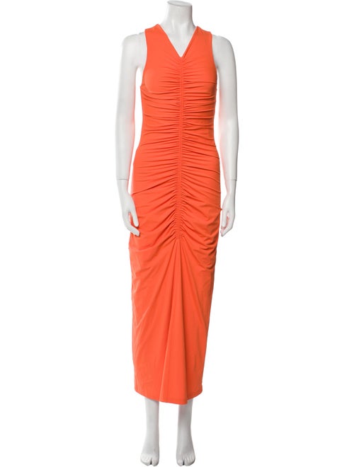 Maria Cher V-Neck Long Dress