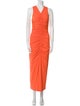 Maria Cher V-Neck Long Dress