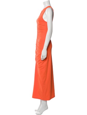 Maria Cher V-Neck Long Dress