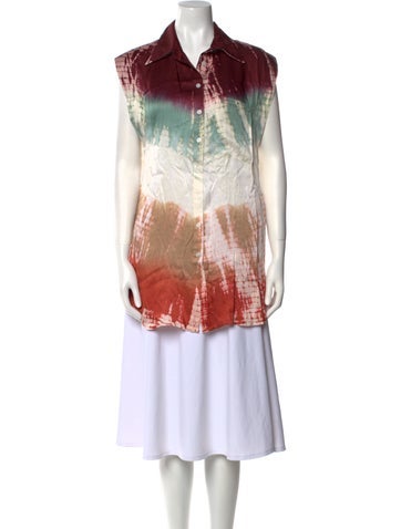 Maria Cher Tops Printed Sleeveless Tunic M