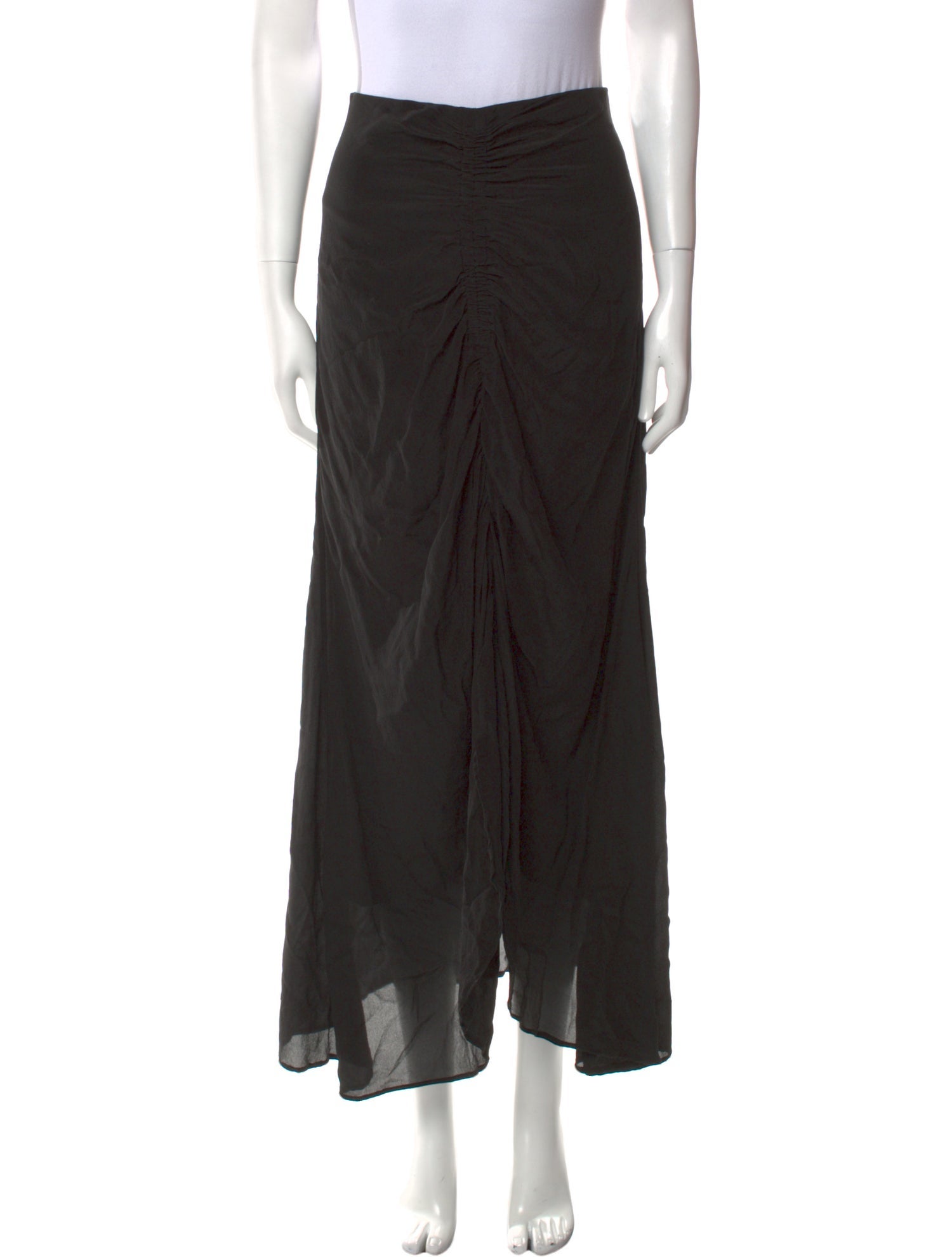 Maria Cher Silk Long Skirt