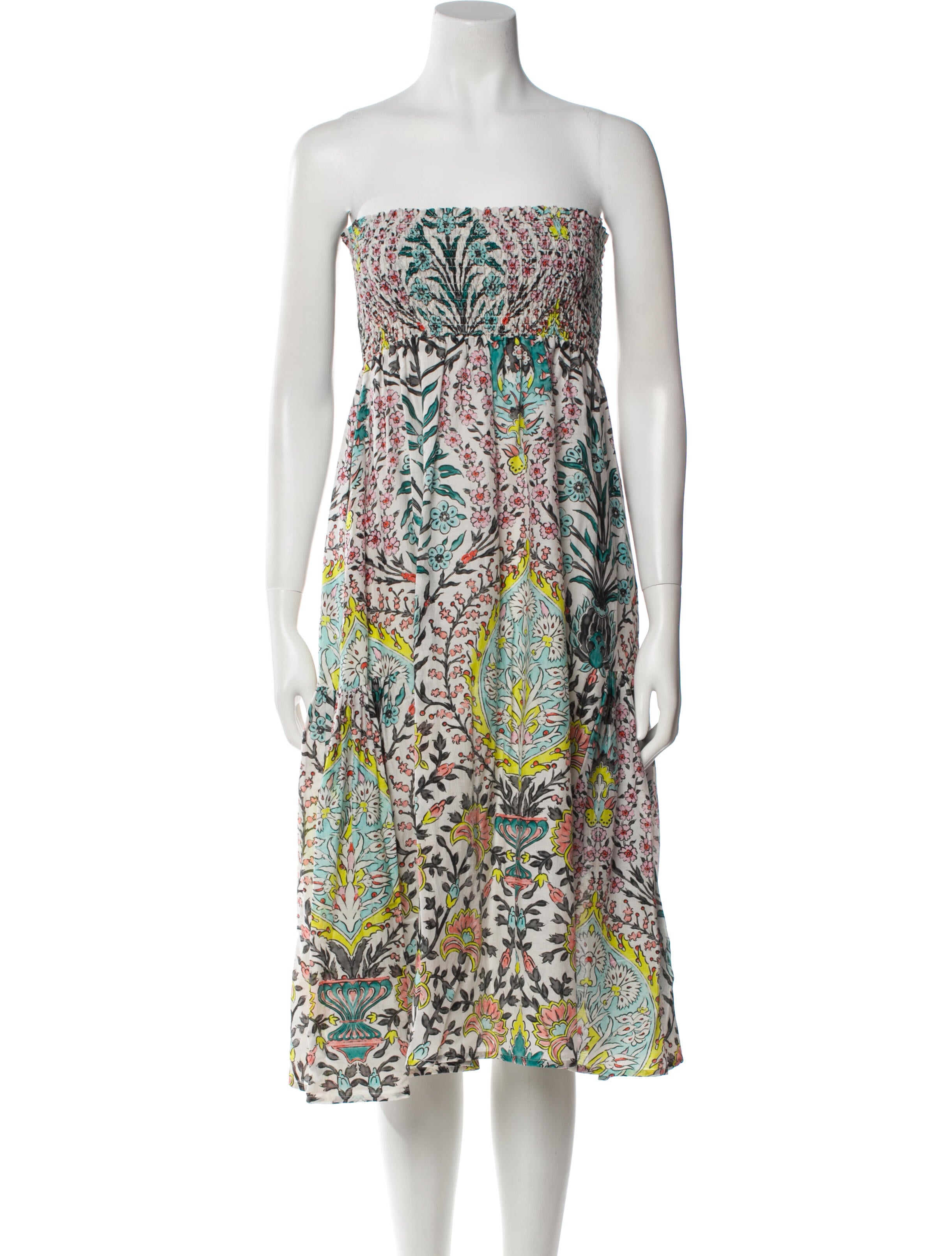 Maria Cher Floral Print Midi Length Skirt
