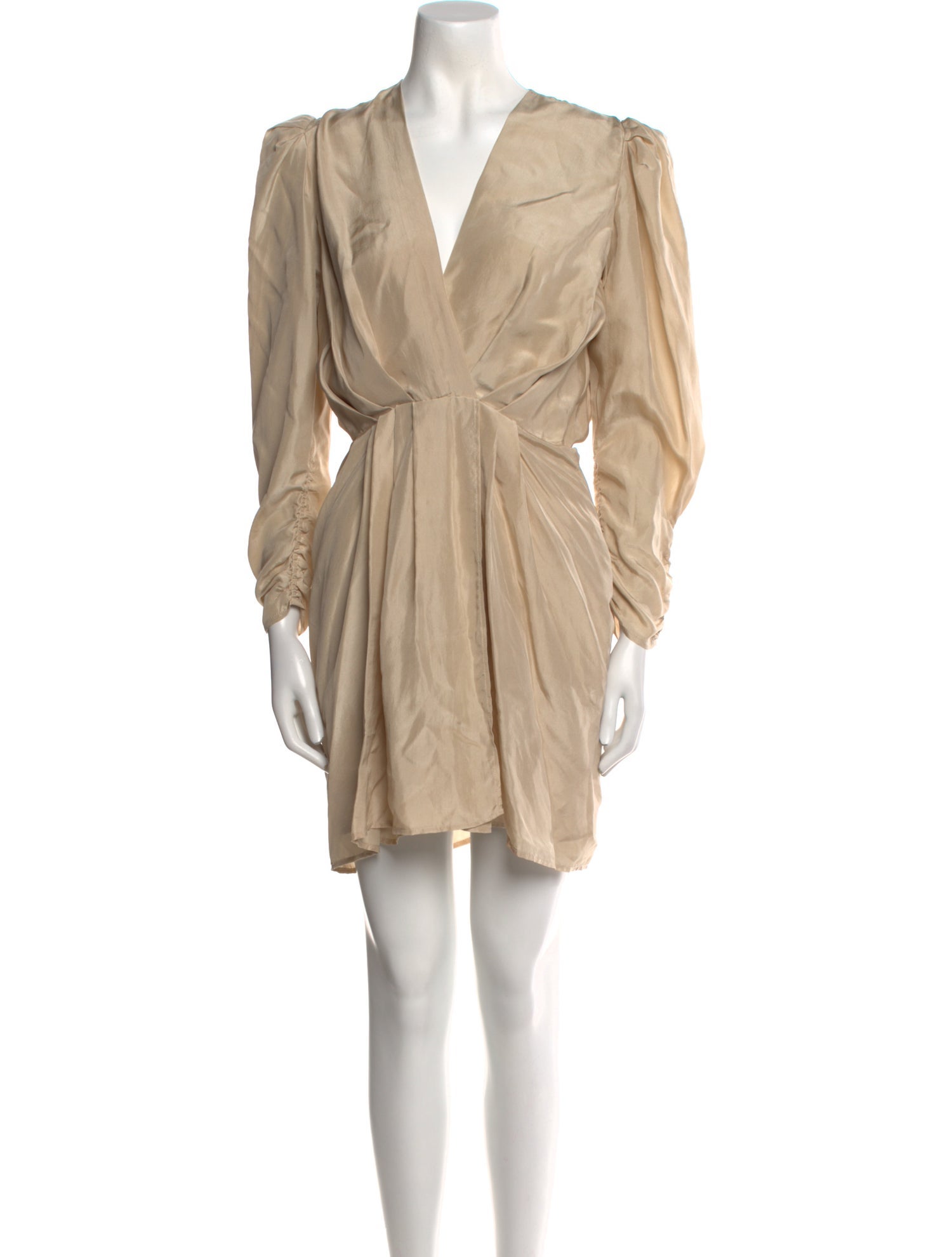 Maria Cher Silk Mini Dress