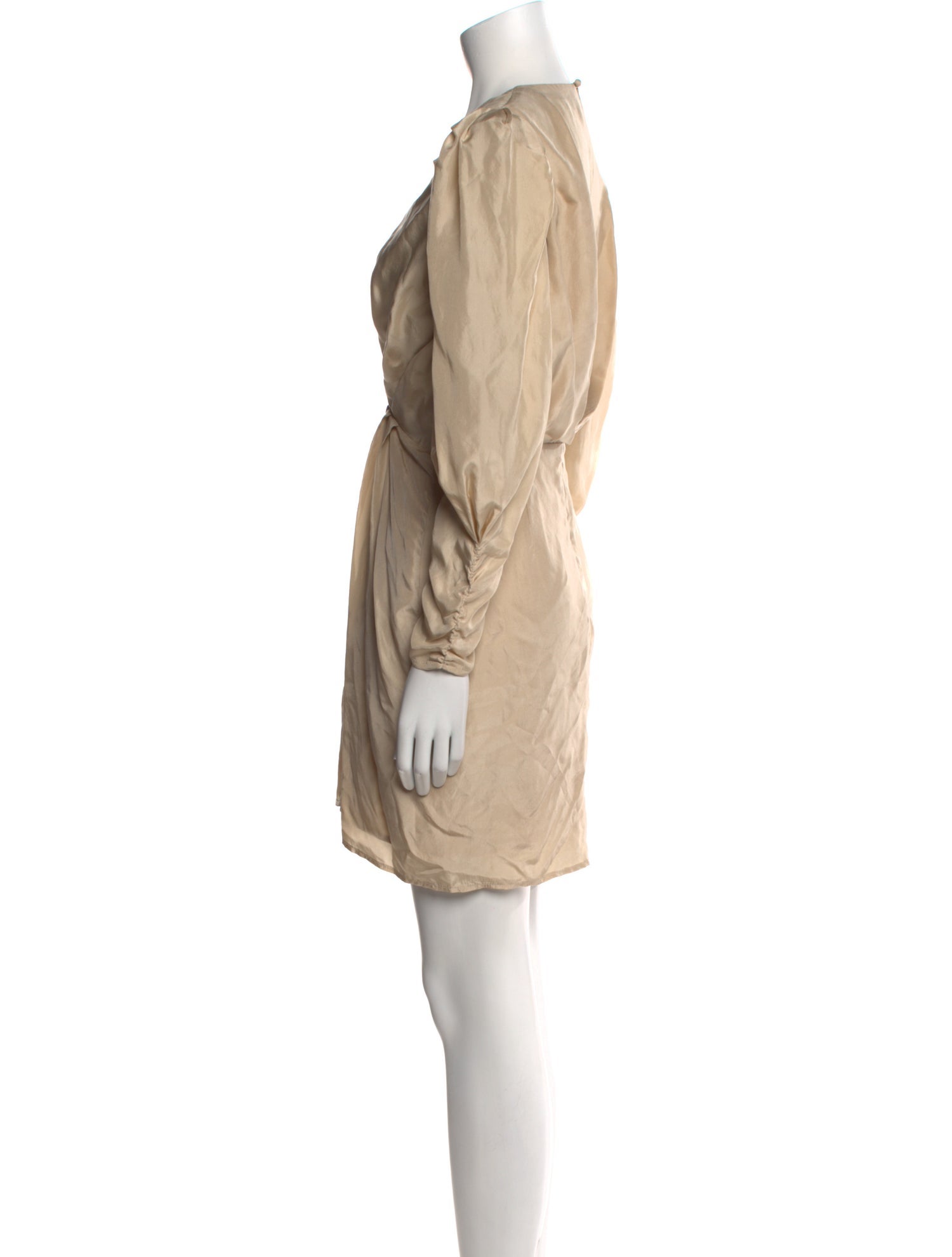 Maria Cher Silk Mini Dress