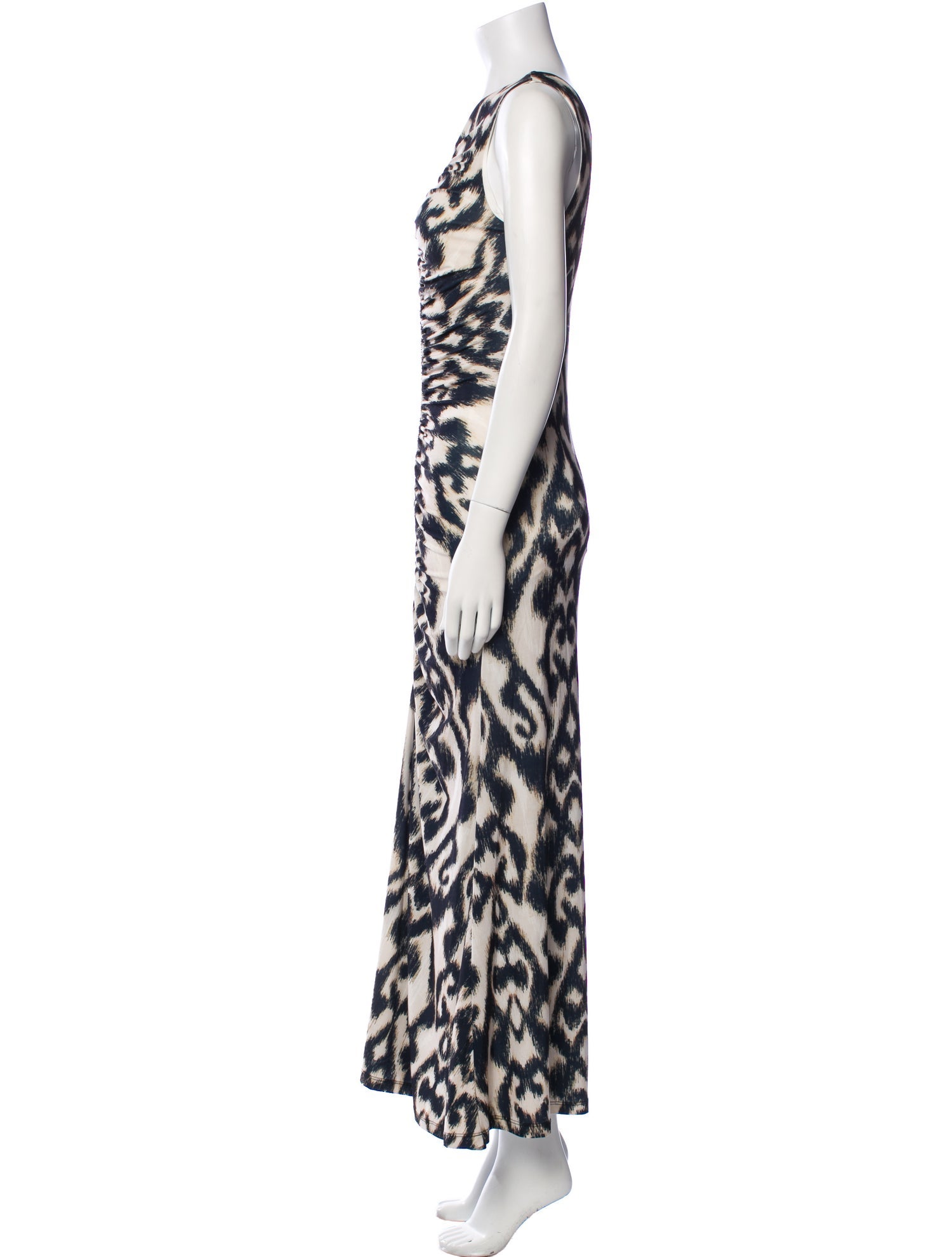 Maria Cher Printed Long Dress