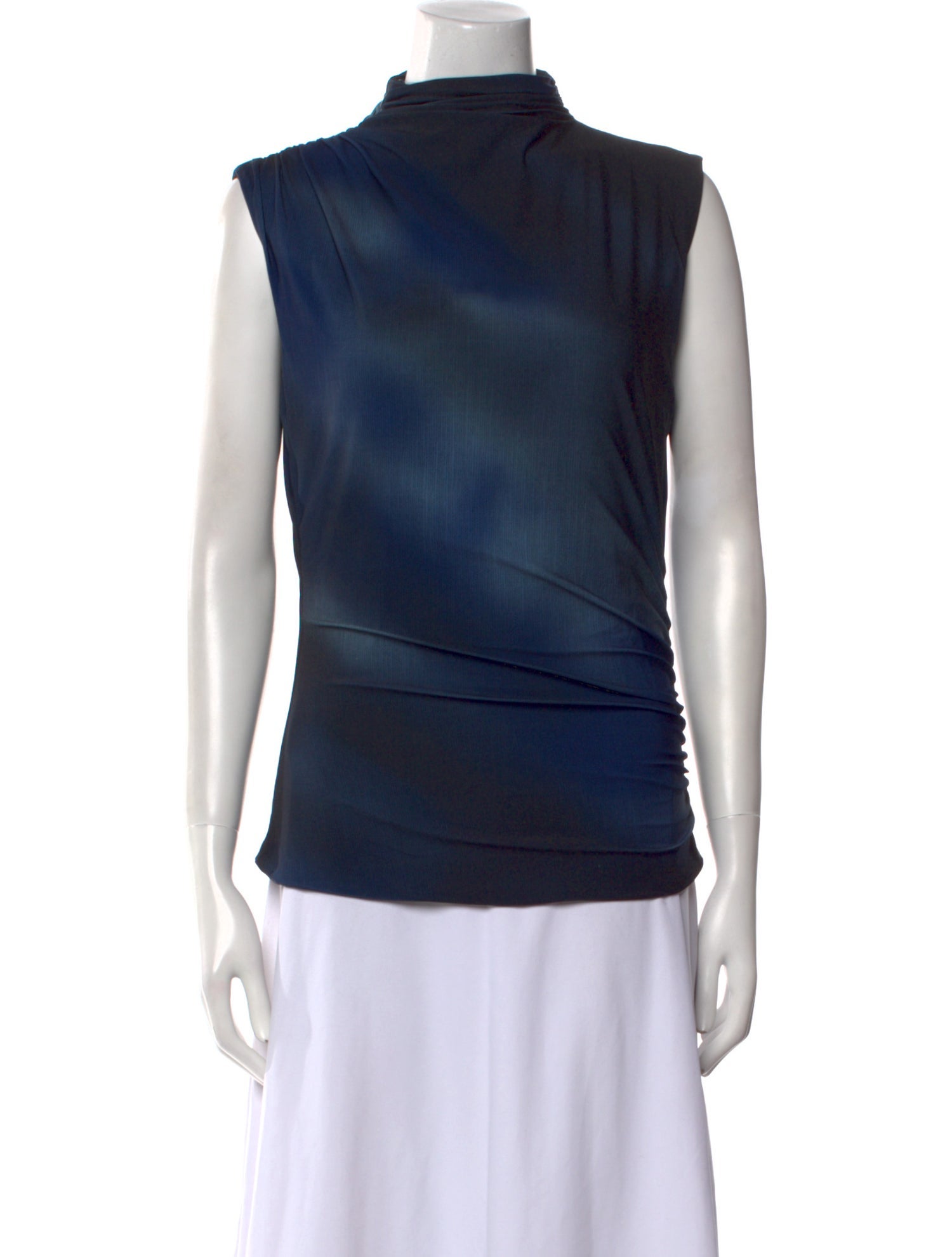 Maria Cher Cowl Neck Sleeveless Top w/ Tags