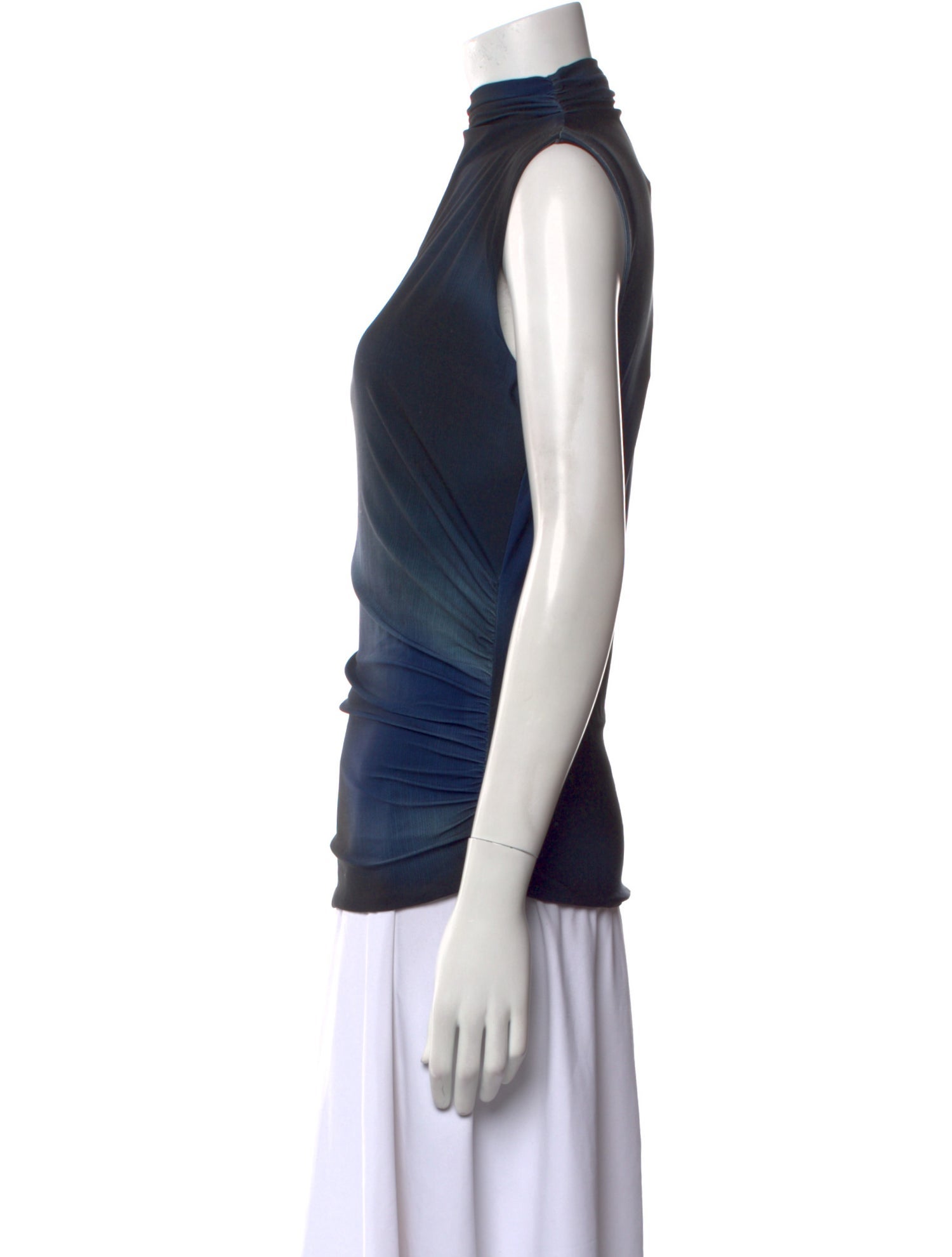 Maria Cher Cowl Neck Sleeveless Top w/ Tags