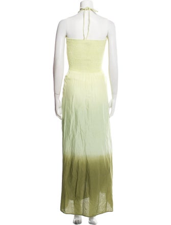 Maria Cher Halterneck Long Dress