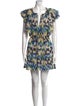 Maria Cher Printed Mini Dress