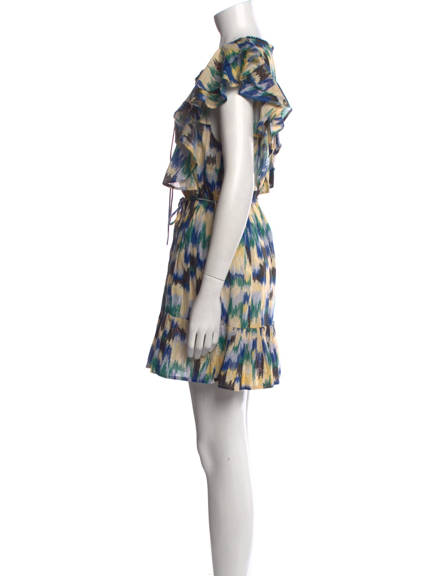 Maria Cher Printed Mini Dress