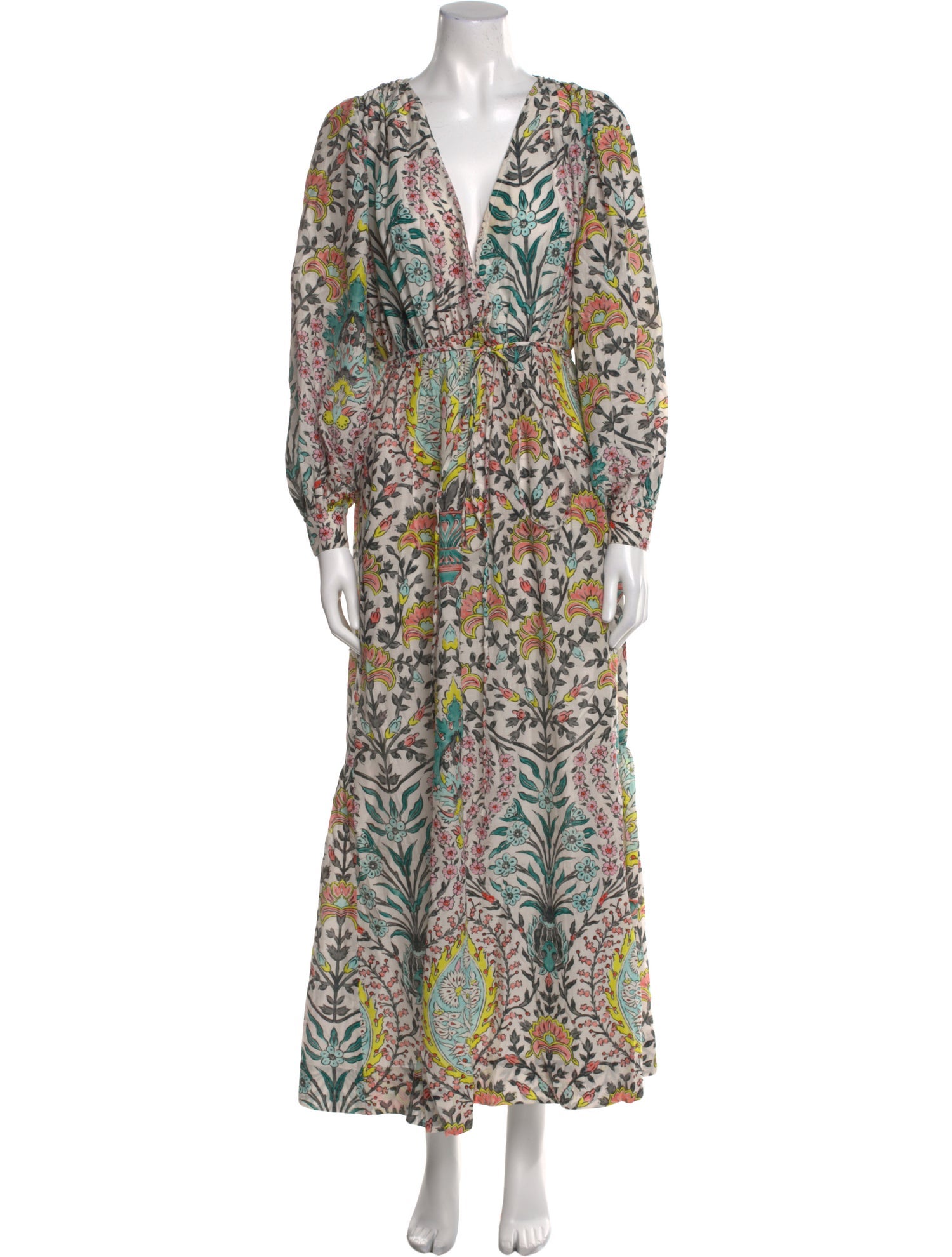 Maria Cher Printed Long Dress