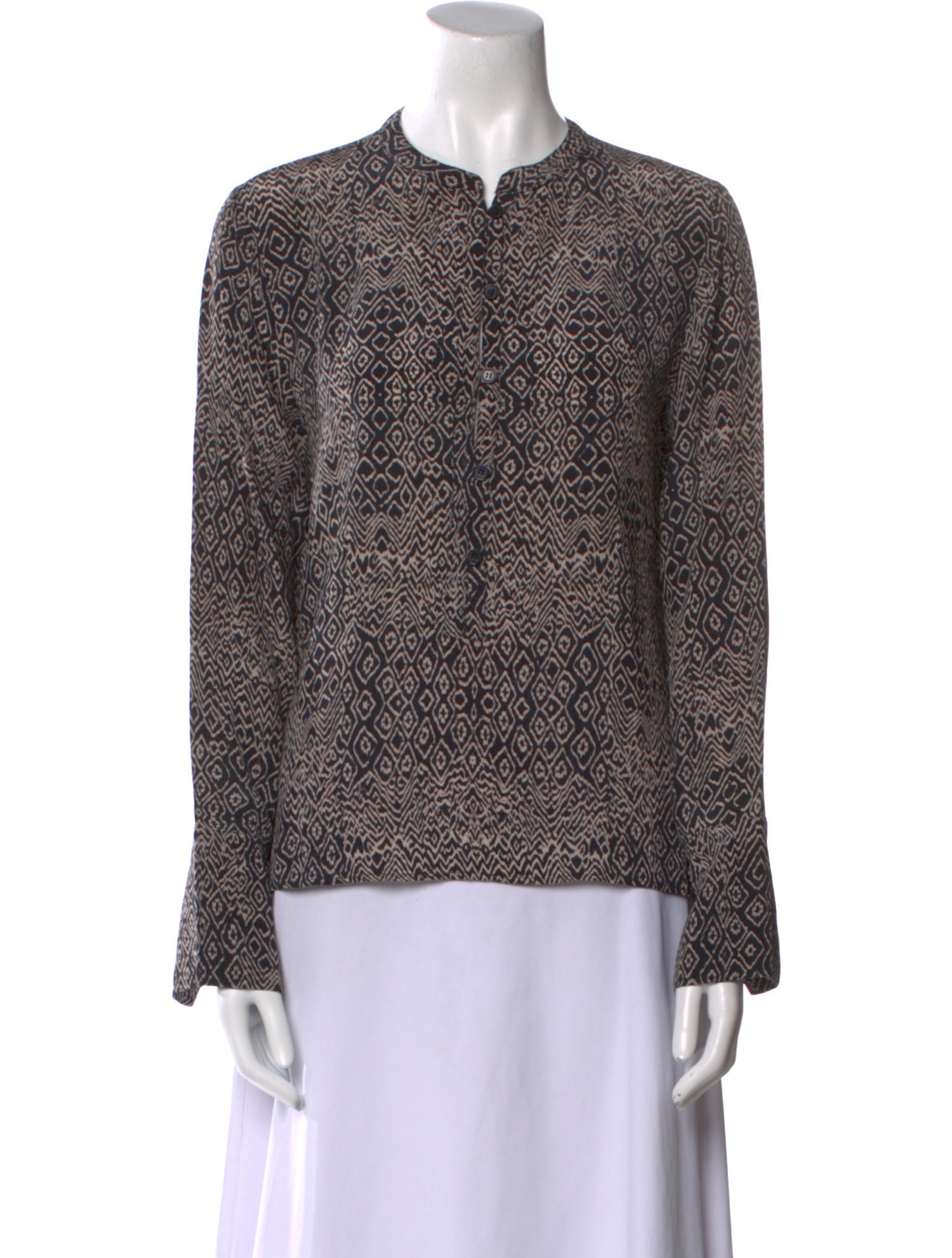 Maria Cher Silk Printed Sweatshirt