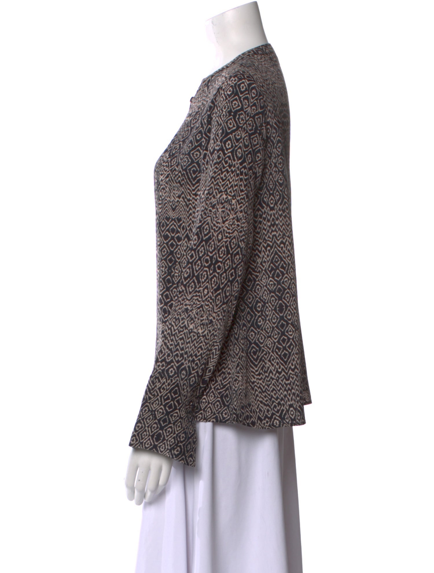 Maria Cher Silk Printed Sweatshirt