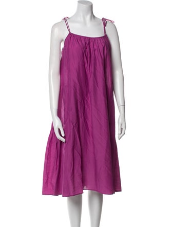 Maria Cher Square Neckline Mini Dress