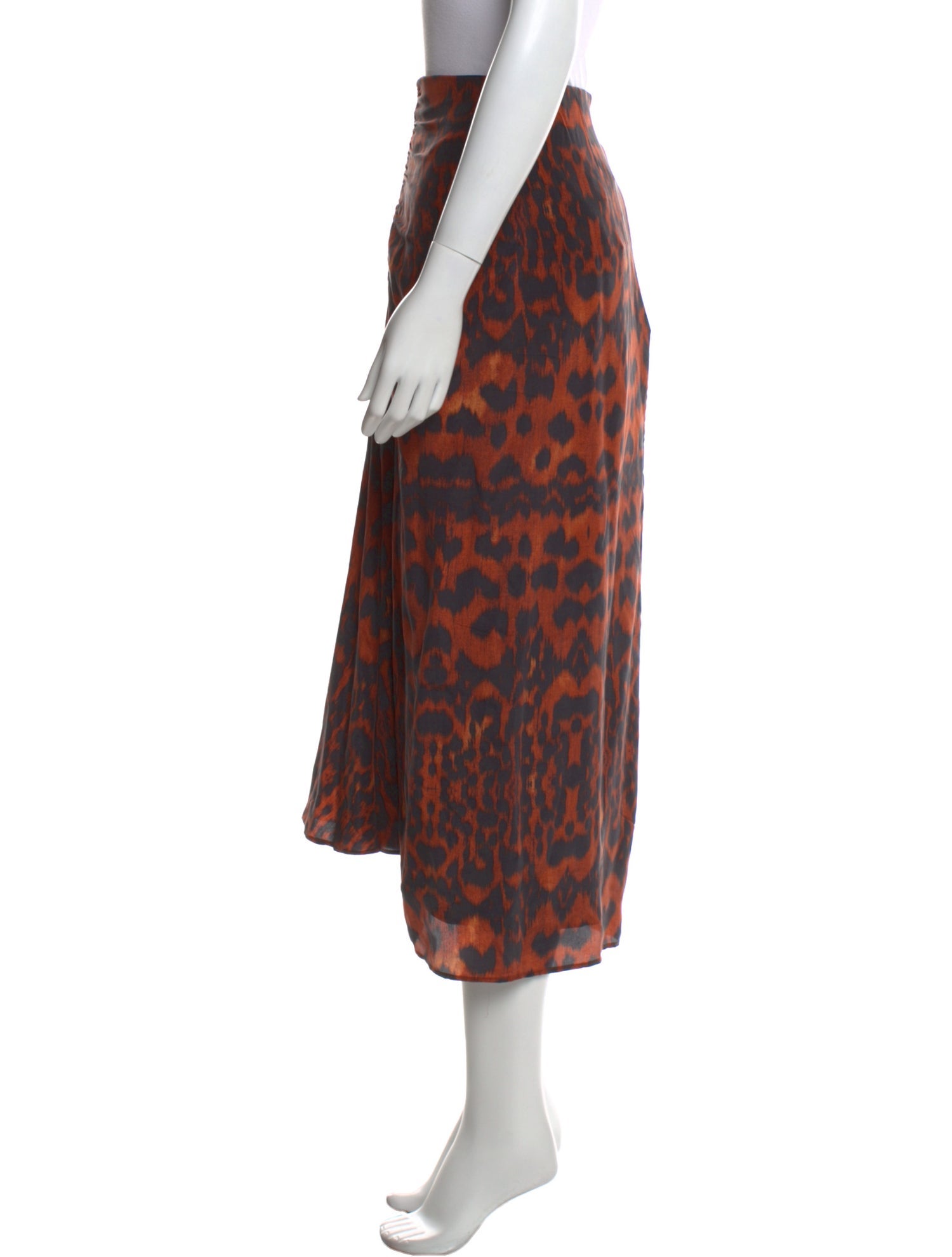 Maria Cher Silk Midi Length Skirt w/ Tags