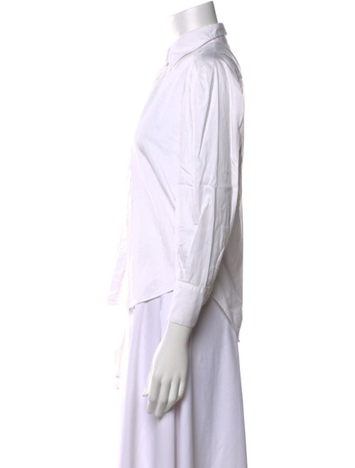 Maria Cher Three-Quarter Sleeve Button-Up Top