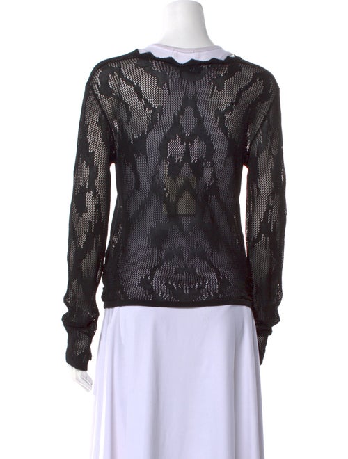 Maria Cher V-Neck Long Sleeve Top