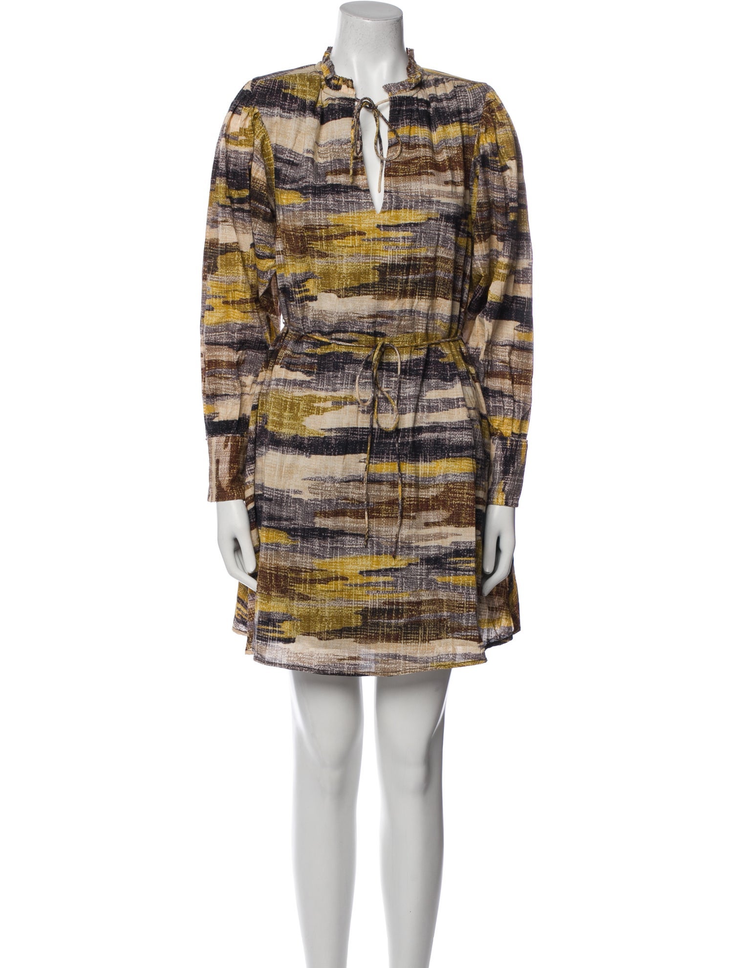 Maria Cher Printed Mini Dress w/ Tags