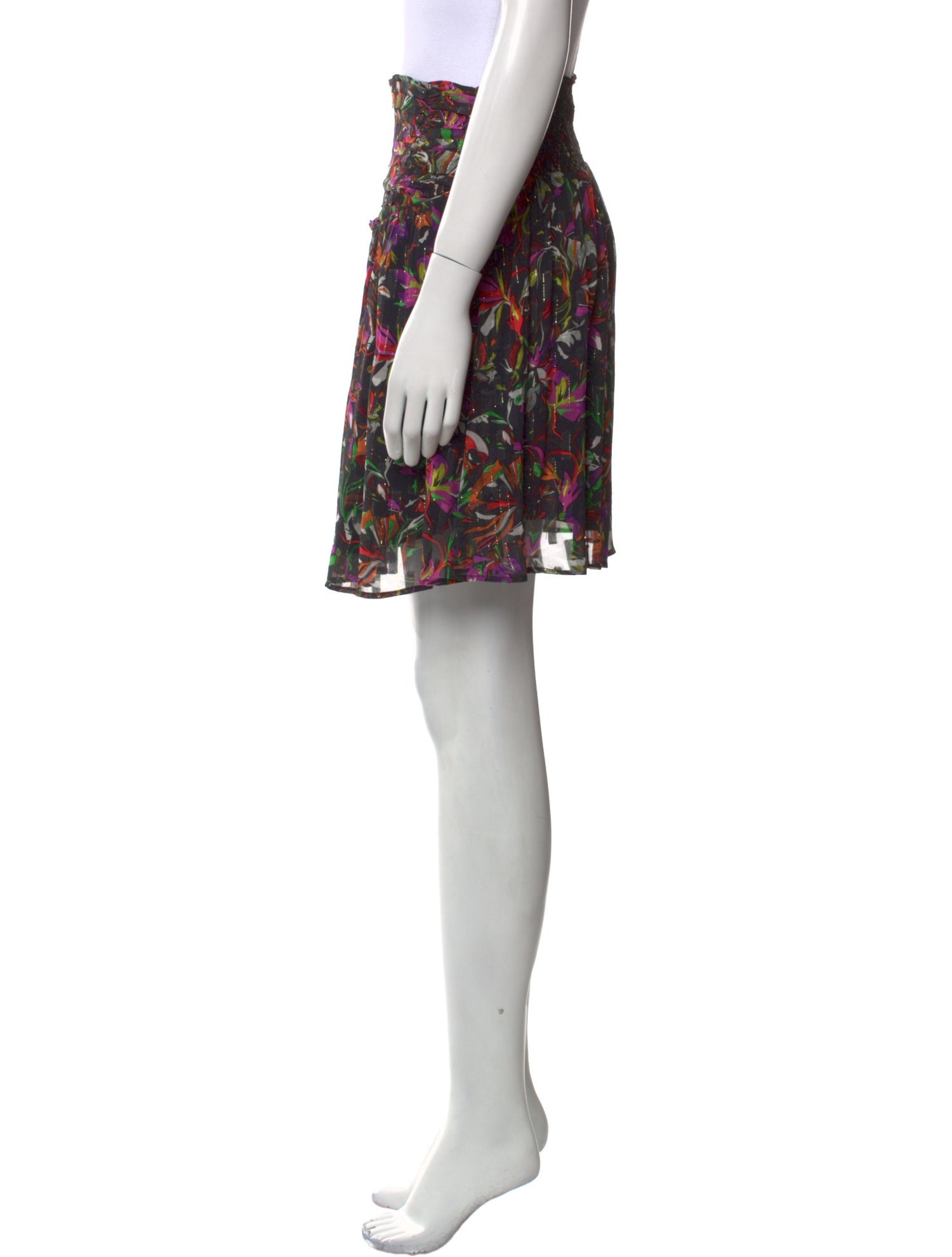 Maria Cher Printed Knee-Length Skirt w/ Tags