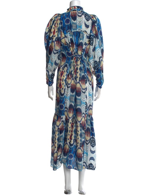 Maria Cher Printed Long Dress