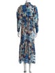 Maria Cher Printed Long Dress