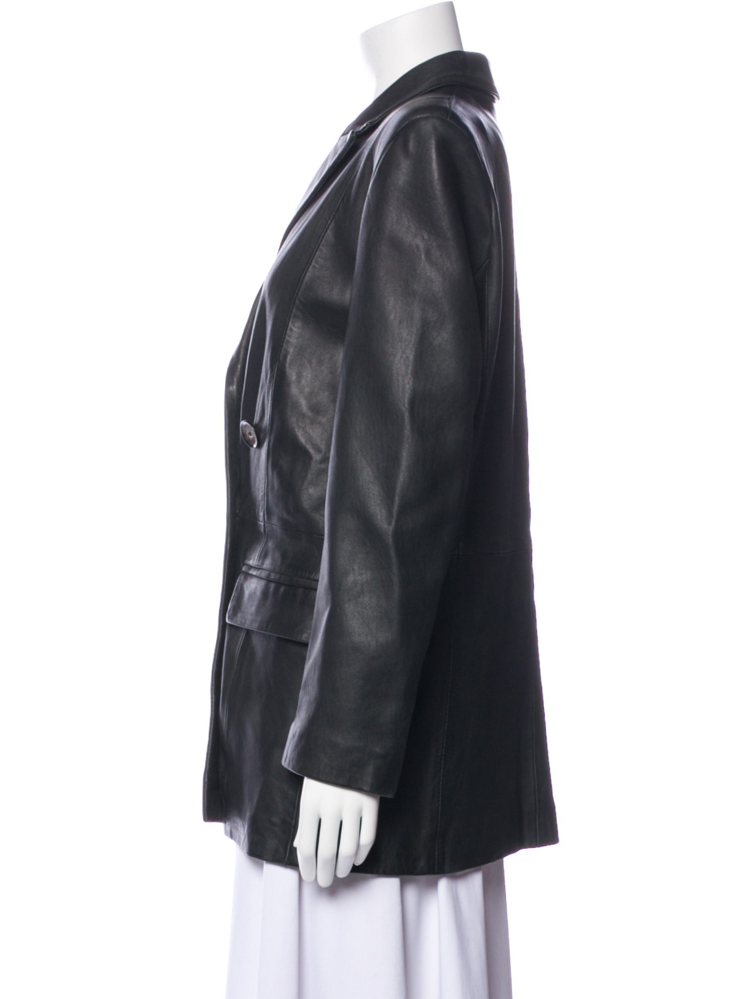 Maria Cher Leather Blazer