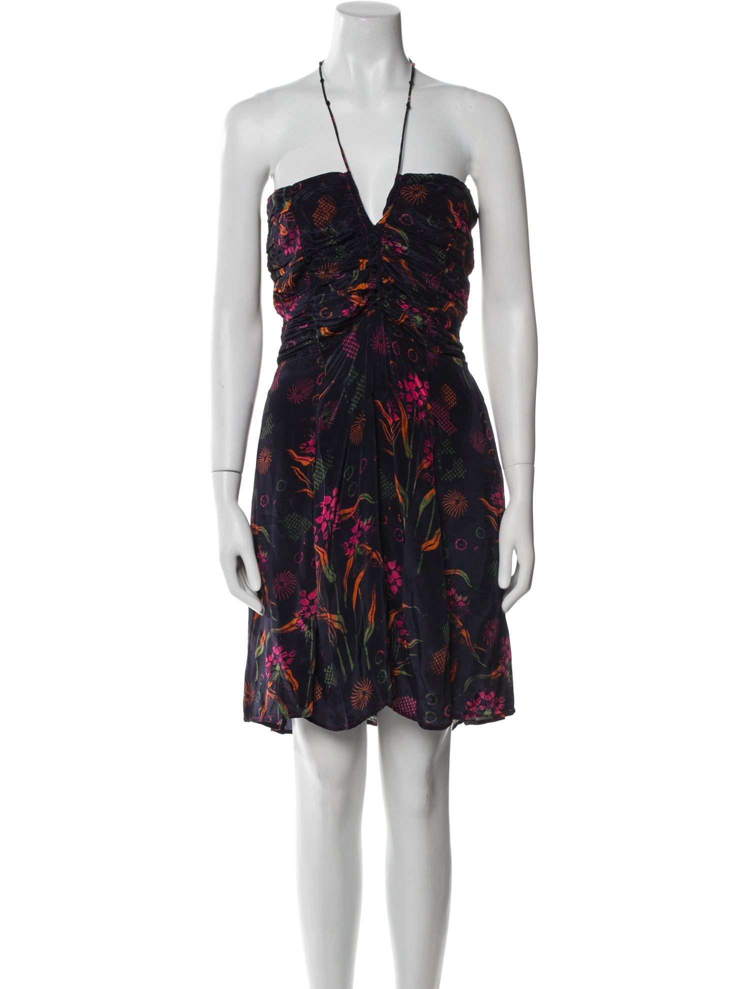 Maria Cher Printed Mini Dress