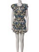 Maria Cher Printed Mini Dress