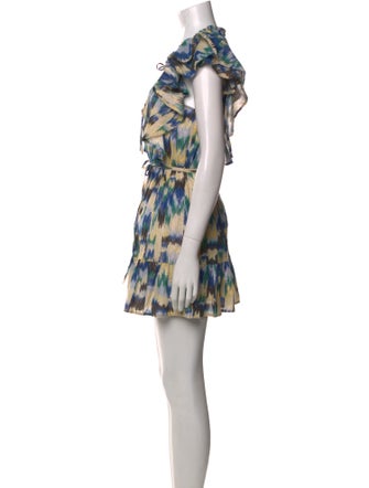 Maria Cher Printed Mini Dress