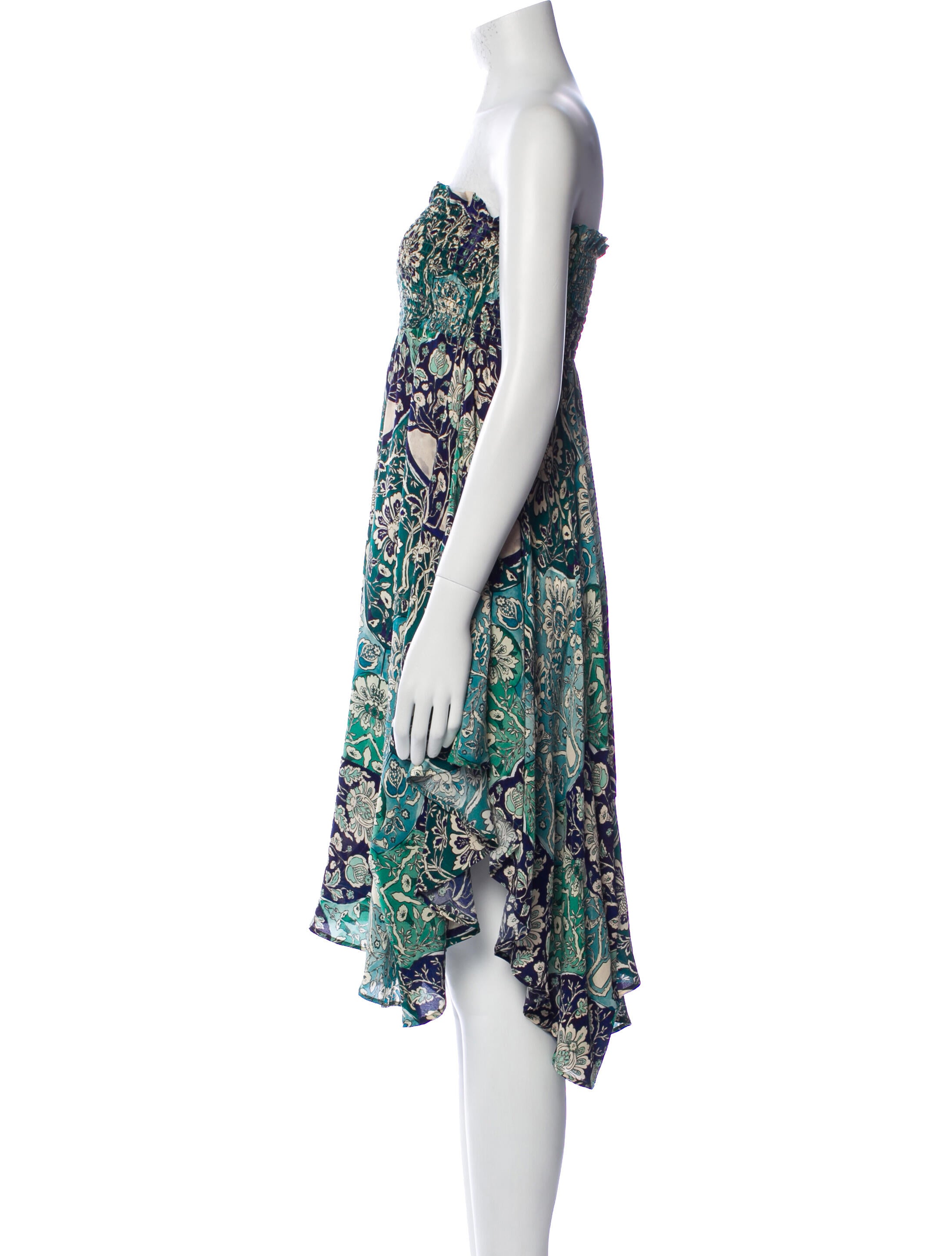 Maria Cher Silk Midi Length Dress