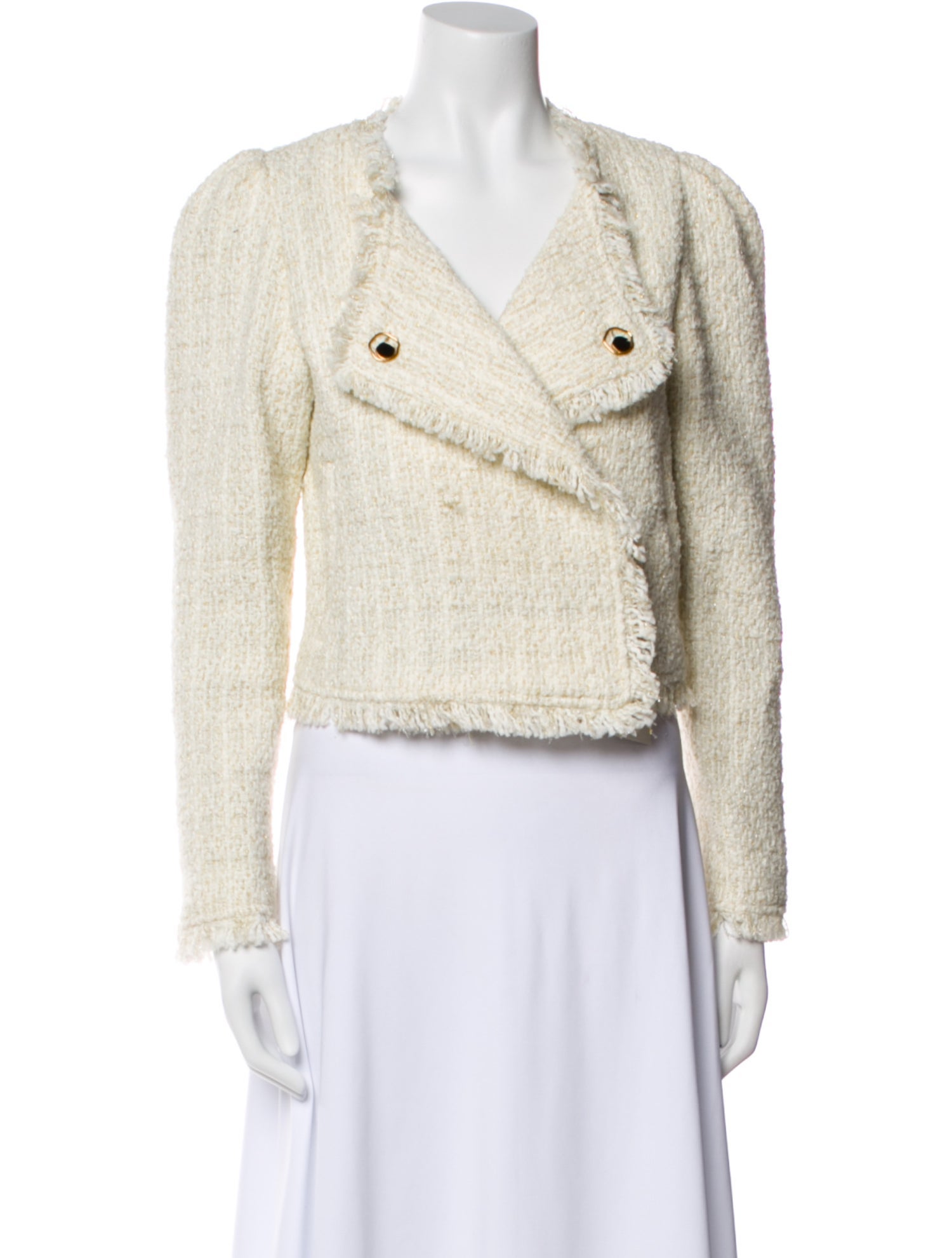 Maria Cher Tweed Pattern Blazer