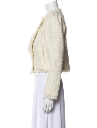 Maria Cher Tweed Pattern Blazer