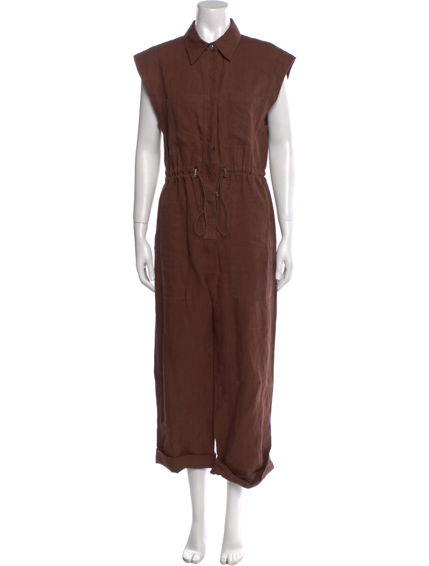 Maria Cher Linen Jumpsuit