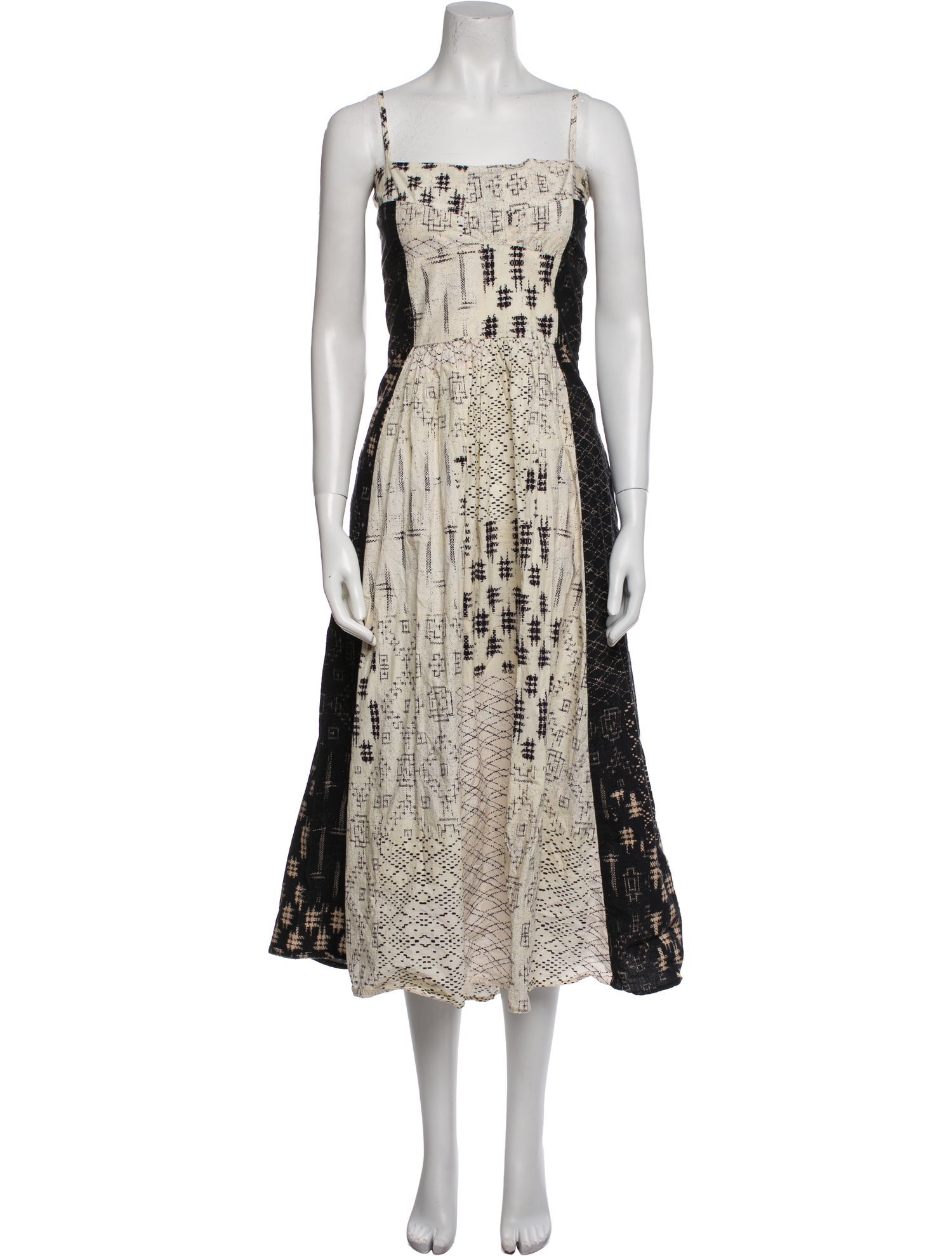 Maria Cher Printed Long Dress