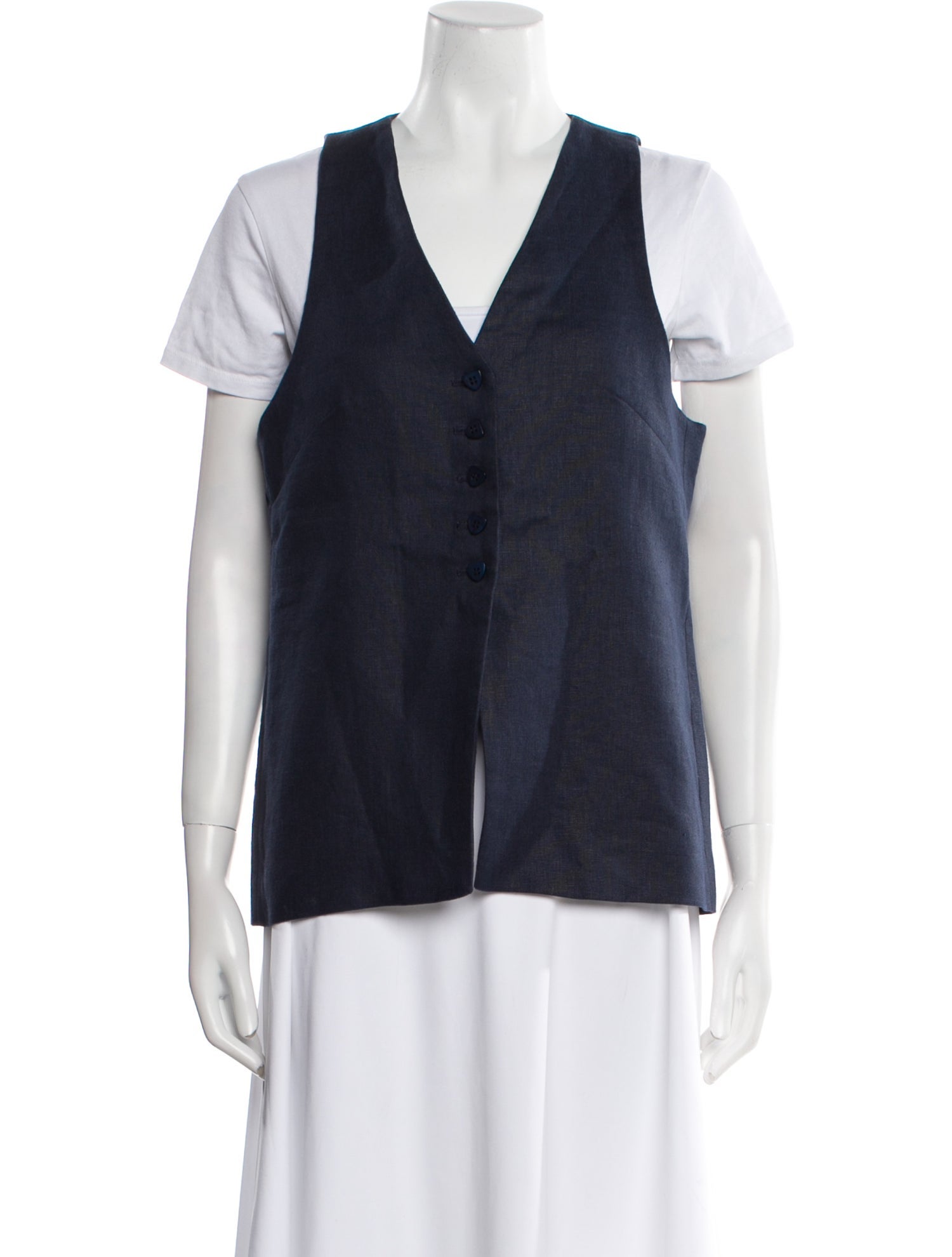 Maria Cher Linen Vest w/ Tags