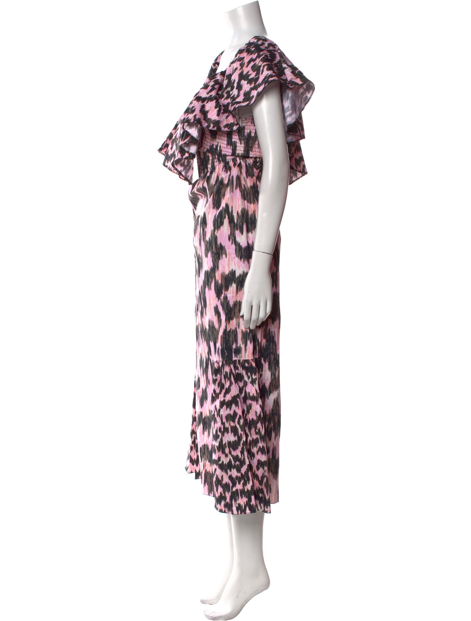 Maria Cher Printed Long Dress