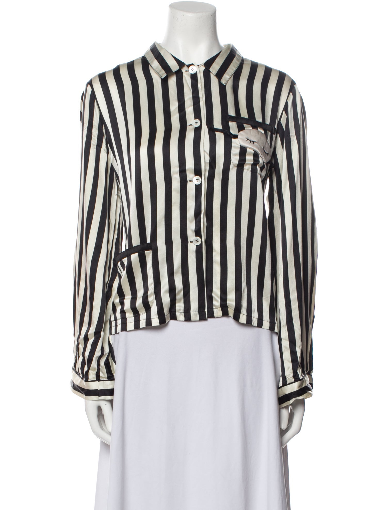 Morgan Lane Silk Striped Pajamas