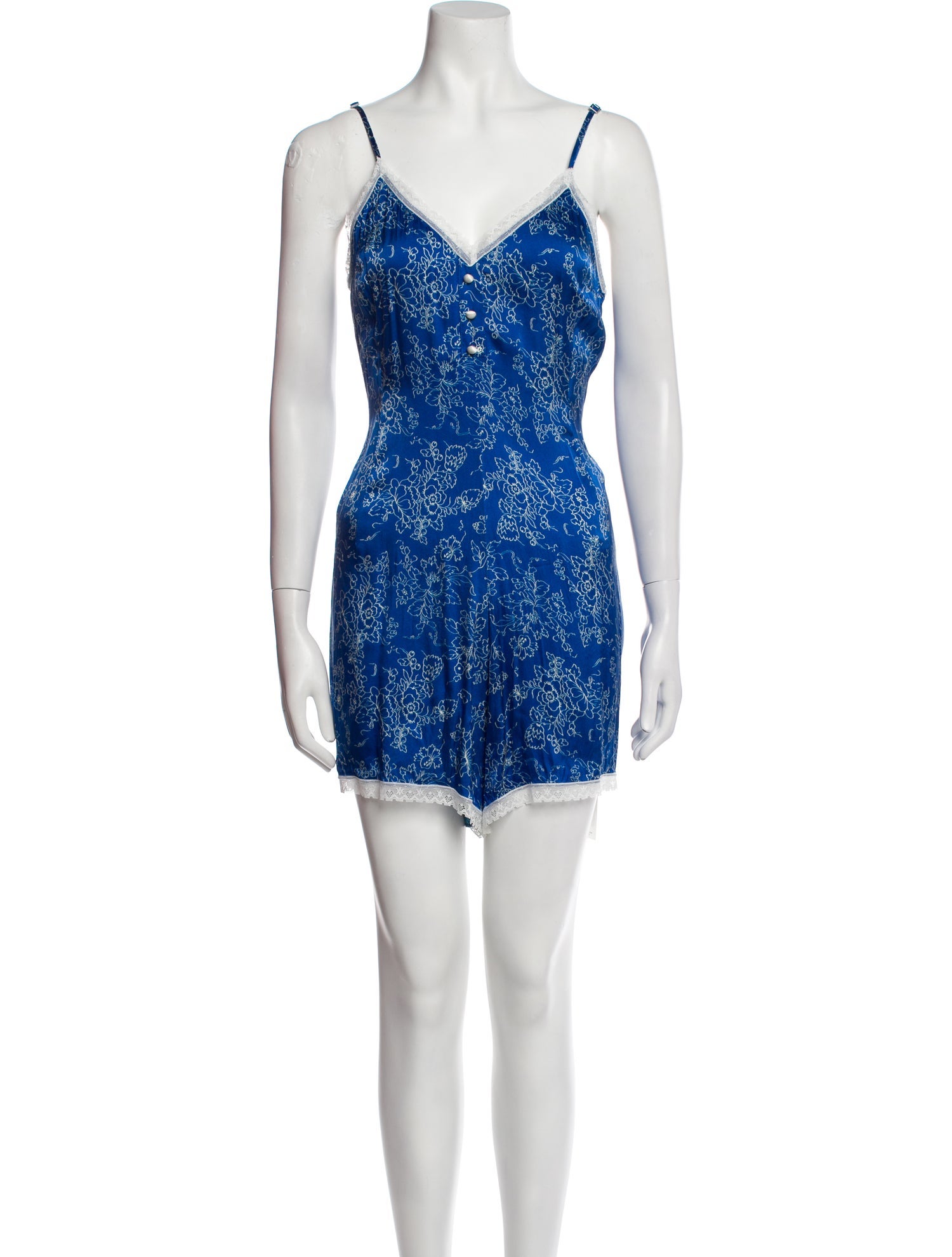 Morgan Lane Silk Printed Nightgown