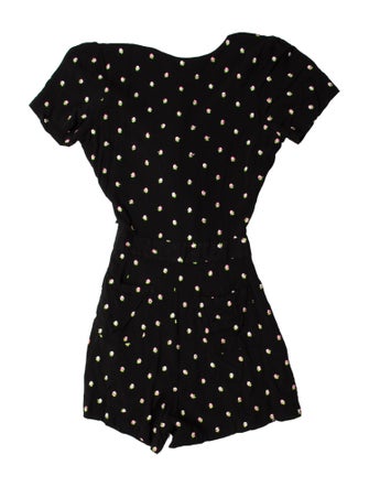 Morgan Lane Printed Scoop Neck Romper