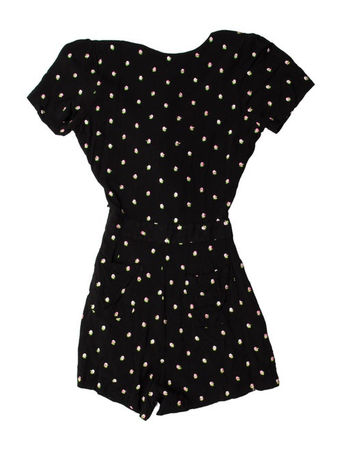 Morgan Lane Printed Scoop Neck Romper