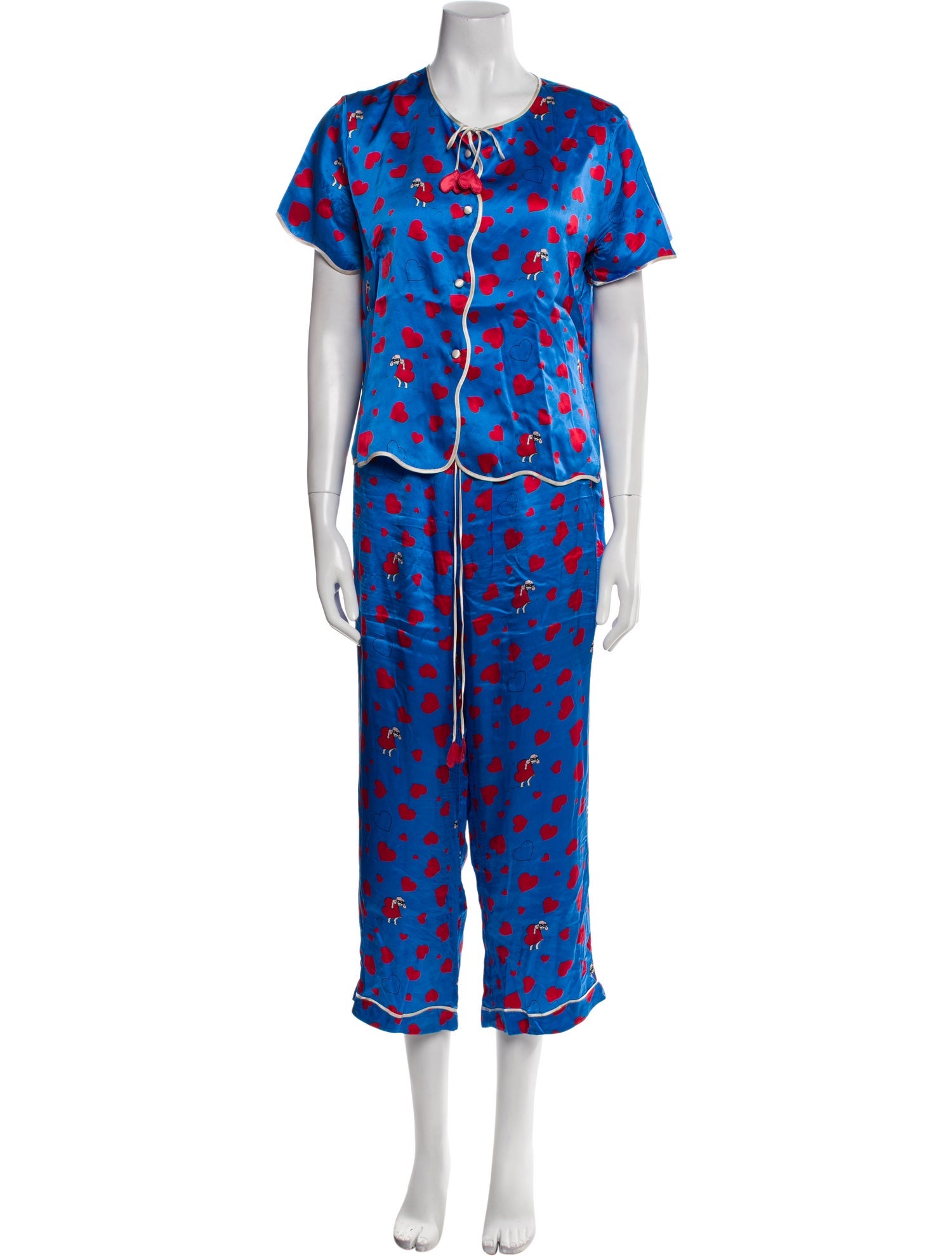 Morgan Lane Silk Printed Pajamas