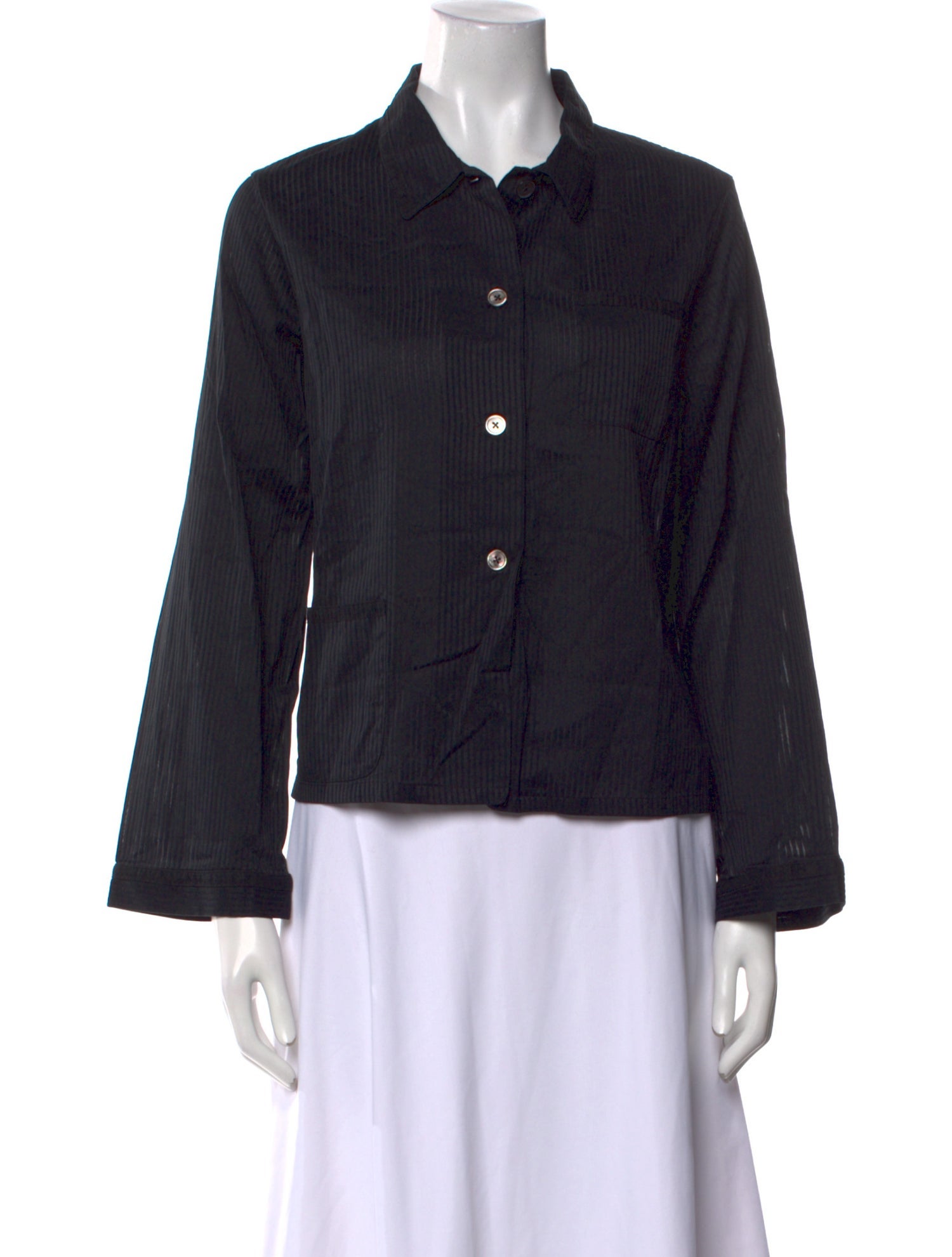 Morgan Lane Long Sleeve Button-Up Top