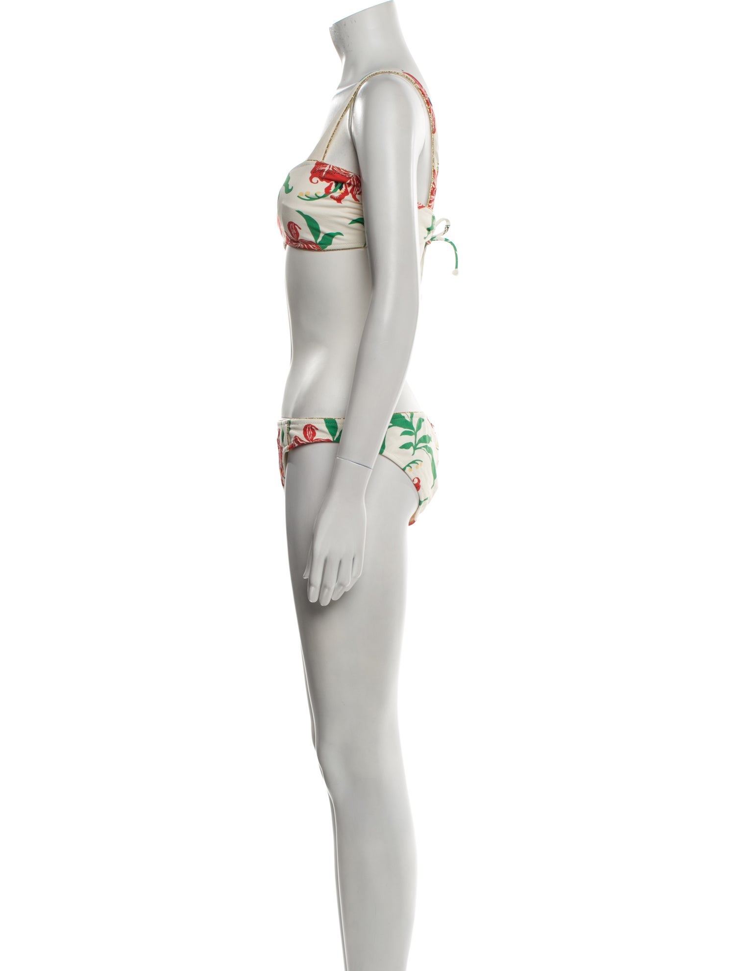 Morgan Lane Floral Print Bikini w/ Tags