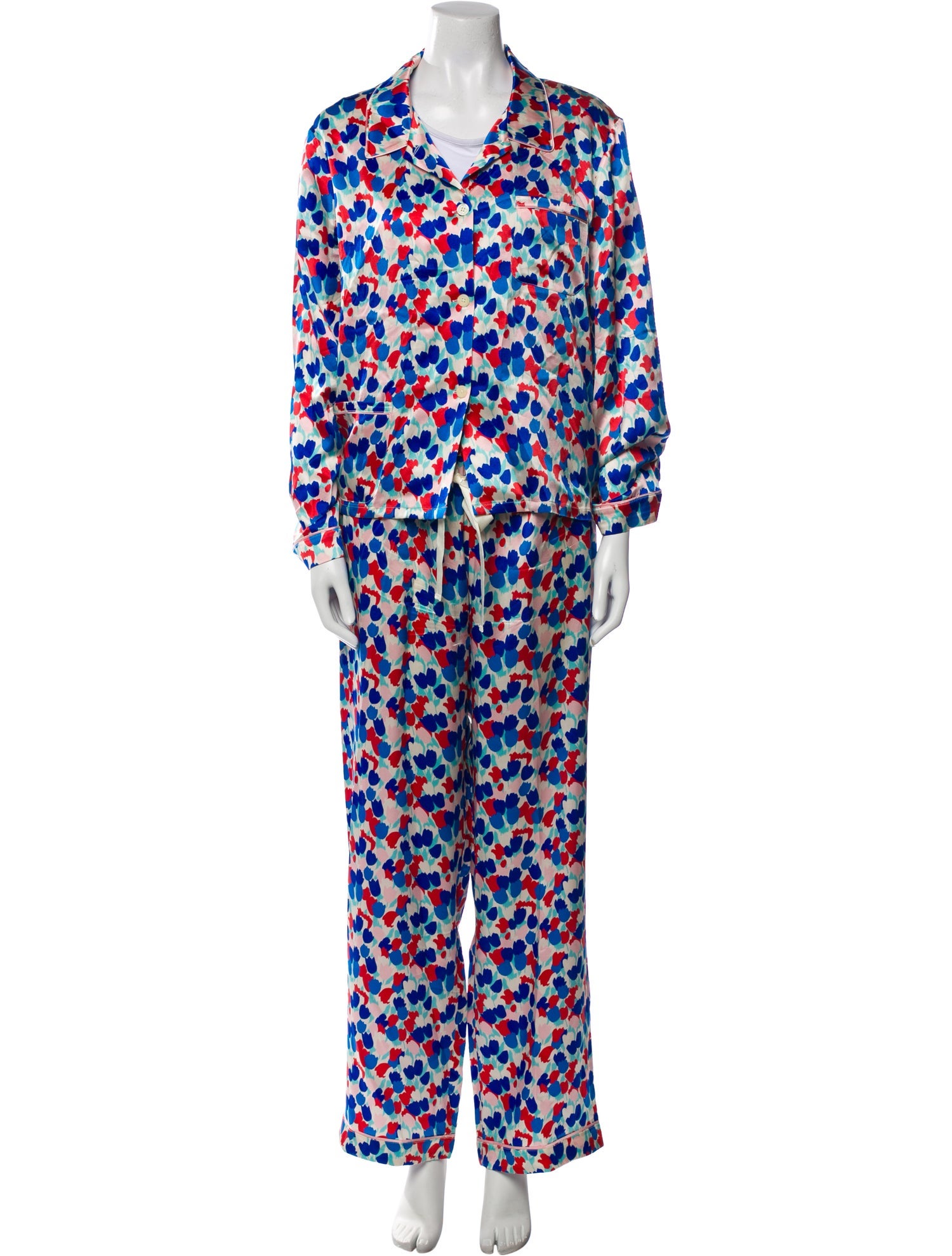 Morgan Lane Silk Printed Pajamas